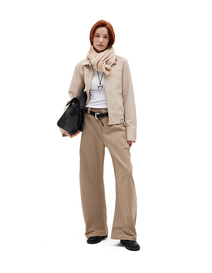 MADWITCH SLIM FIT PU LEATHER JACKET #C271Q25