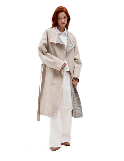 MADWITCH VINTAGE KNEE-LENGTH TRENCH #630028