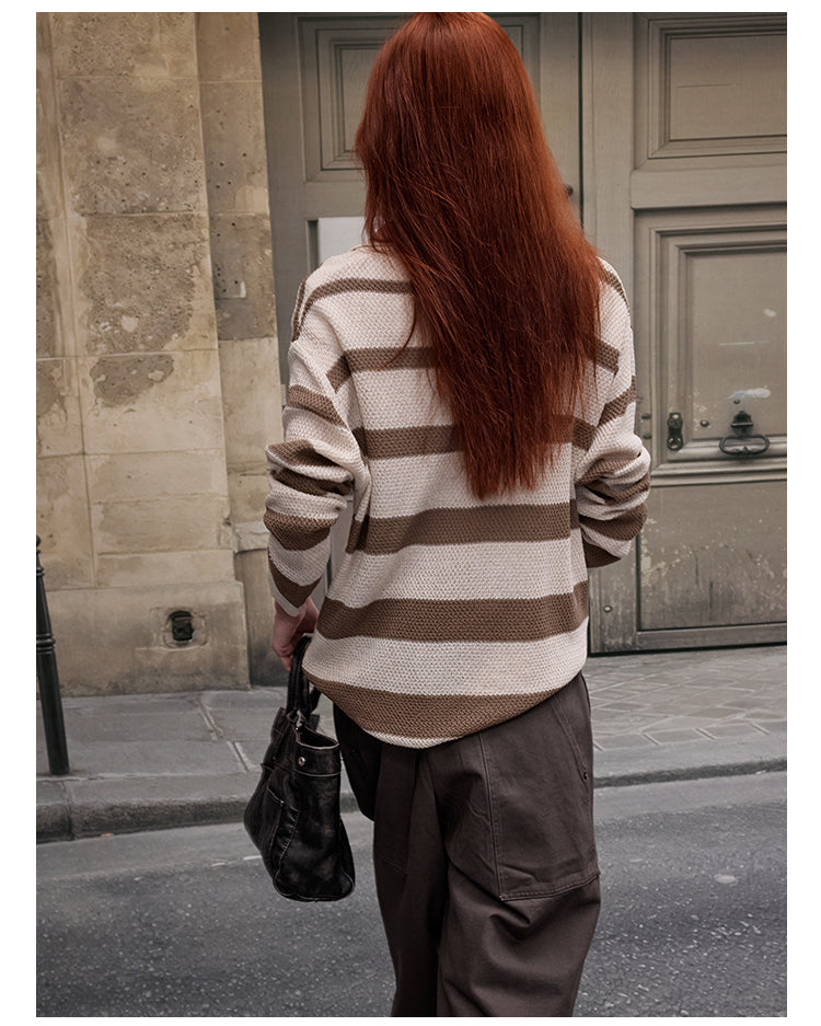 MADWITCH CONTRAST STRIPE LONG SLEEVE #68888