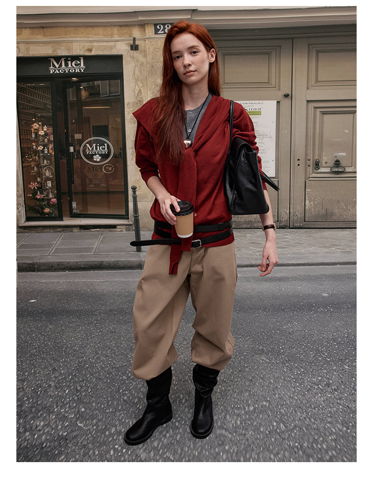 MADWITCH CAPE KNIT SWEATER #51157