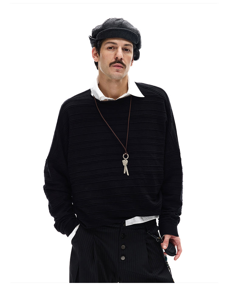 MADWITCH RIB RAGLAN KNIT #27393