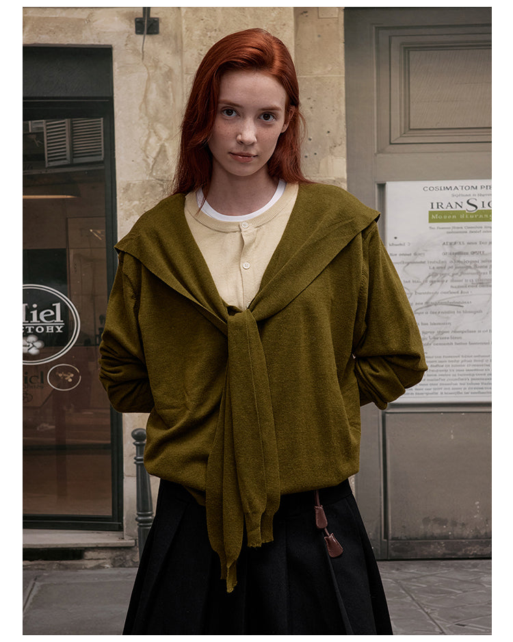 MADWITCH CAPE KNIT SWEATER #51157