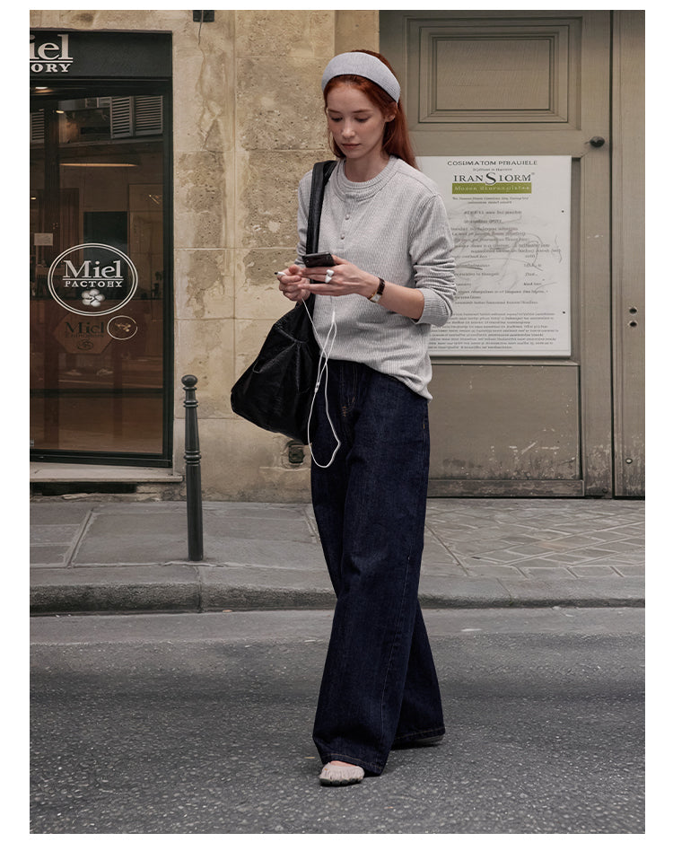 MADWITCH FAUX TWO-PIECE LAYERING TOP #880511