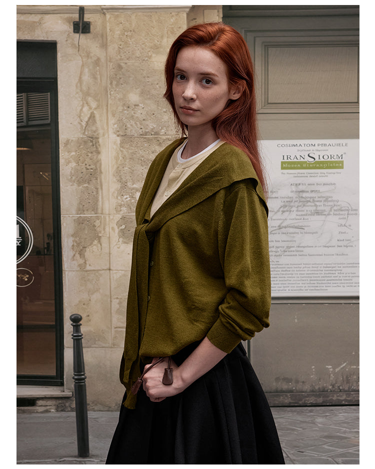 MADWITCH CAPE KNIT SWEATER #51157