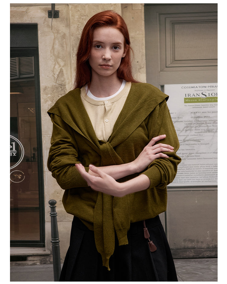 MADWITCH CAPE KNIT SWEATER #51157