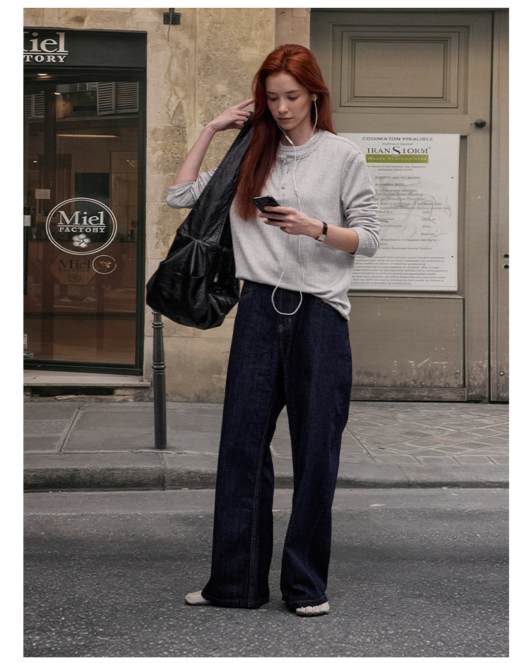 MADWITCH FAUX TWO-PIECE LAYERING TOP #880511