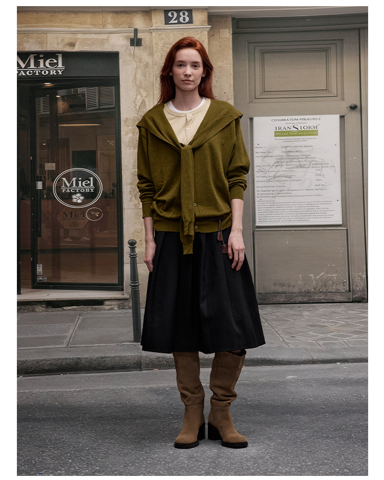 MADWITCH CAPE KNIT SWEATER #51157