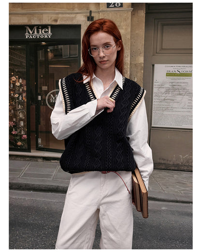MADWITCH CABLE KNIT SWEATER #ZDY8177