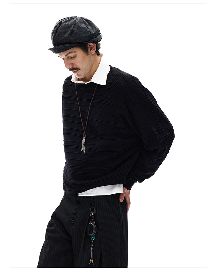 MADWITCH RIB RAGLAN KNIT #27393