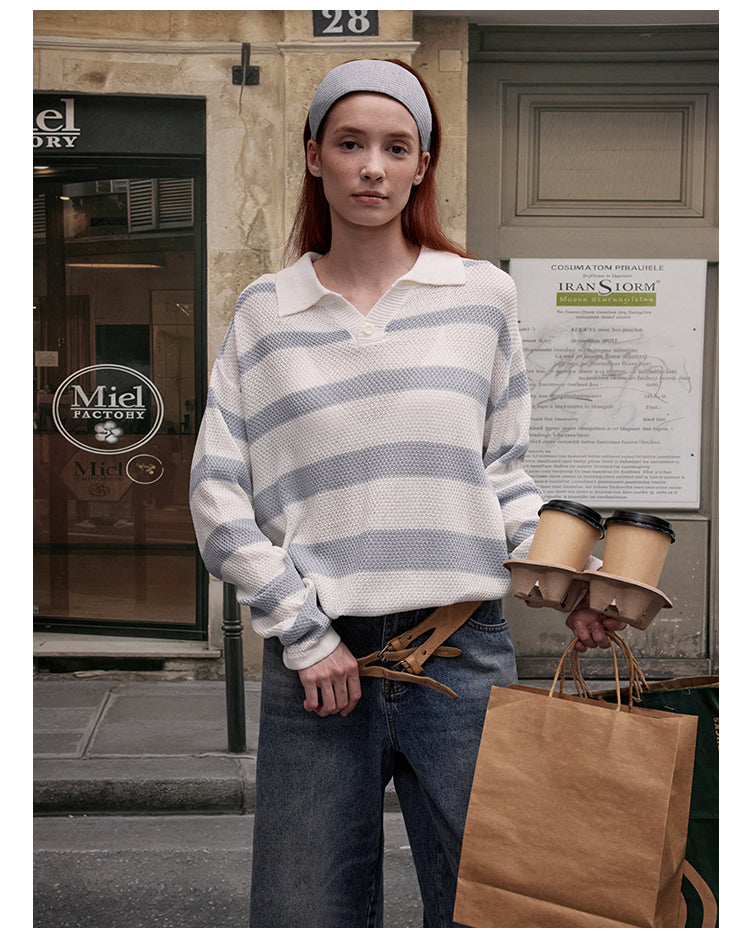 MADWITCH CONTRAST STRIPE LONG SLEEVE #68888