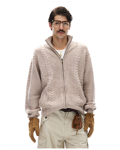MADWITCH WHEAT KNIT CARDIGAN #YH25888