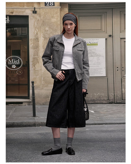 MADWITCH SLIMMING CROP WORKWEAR #C270Q25