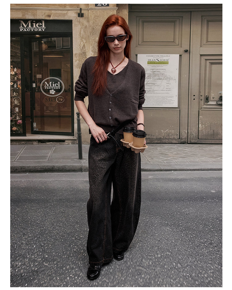 MADWITCH V-NECK KNIT SWEATER #51162