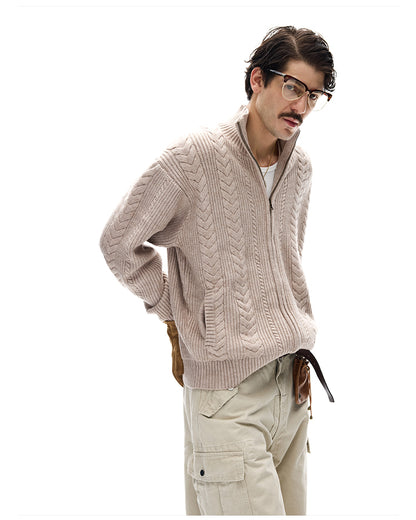 MADWITCH WHEAT KNIT CARDIGAN #YH25888
