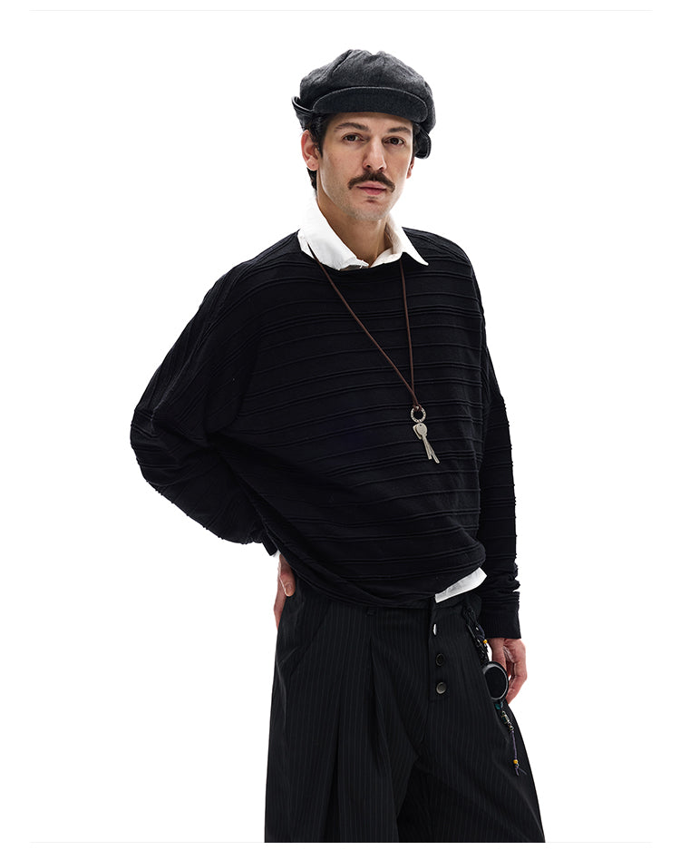 MADWITCH RIB RAGLAN KNIT #27393