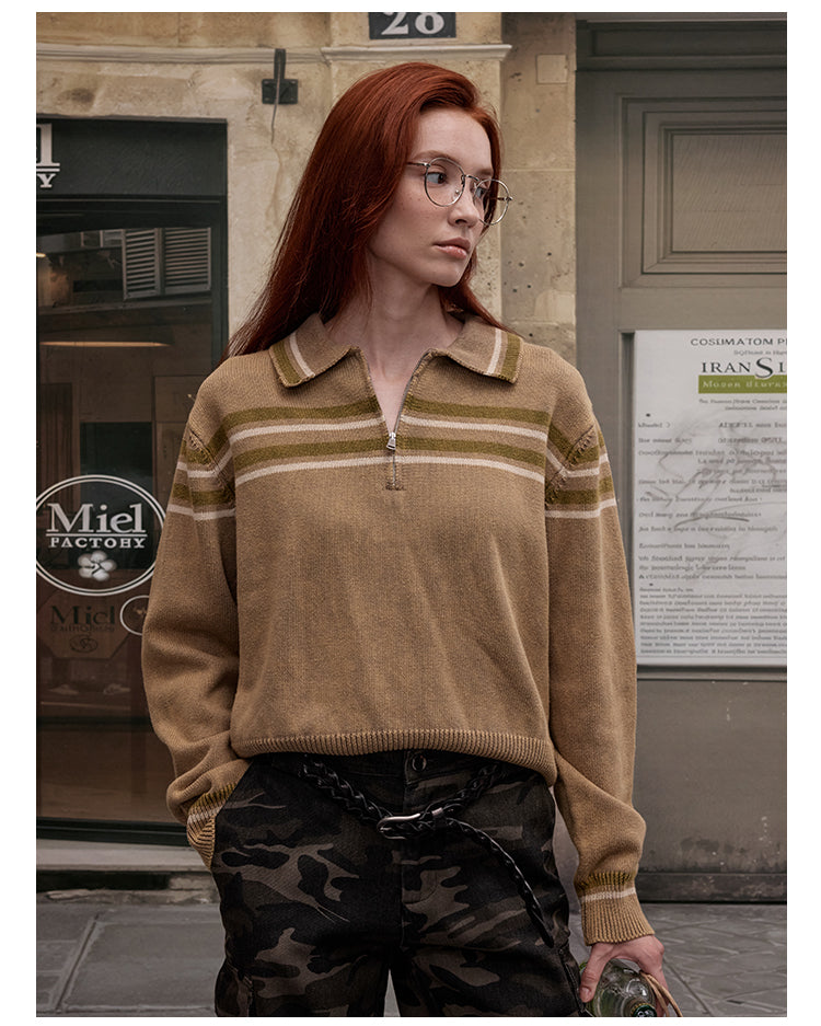 MADWITCH OLD MONEY CROP KNIT #72378