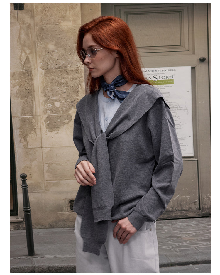 MADWITCH CAPE KNIT SWEATER #51157