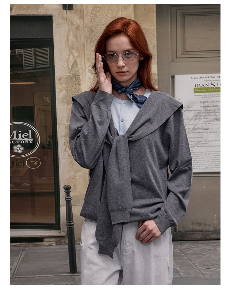 MADWITCH CAPE KNIT SWEATER #51157
