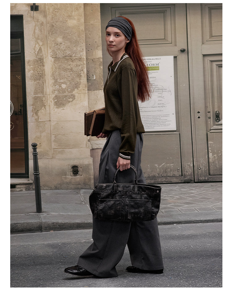 MADWITCH PREPPY CABLE KNIT #51132