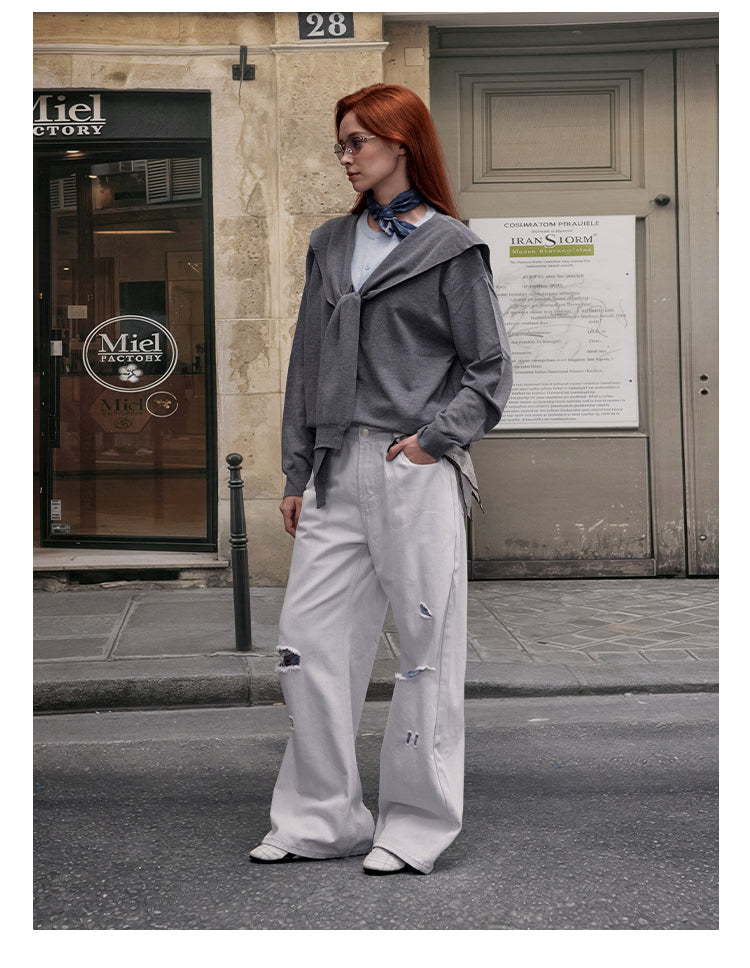 MADWITCH CAPE KNIT SWEATER #51157