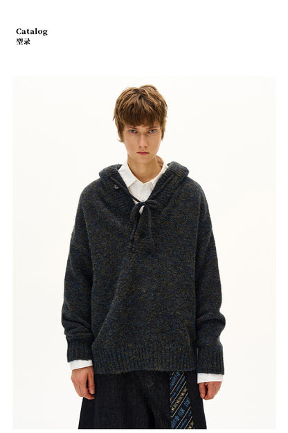 MADWITCH MOOD HOODED KNITWEAR #JY010