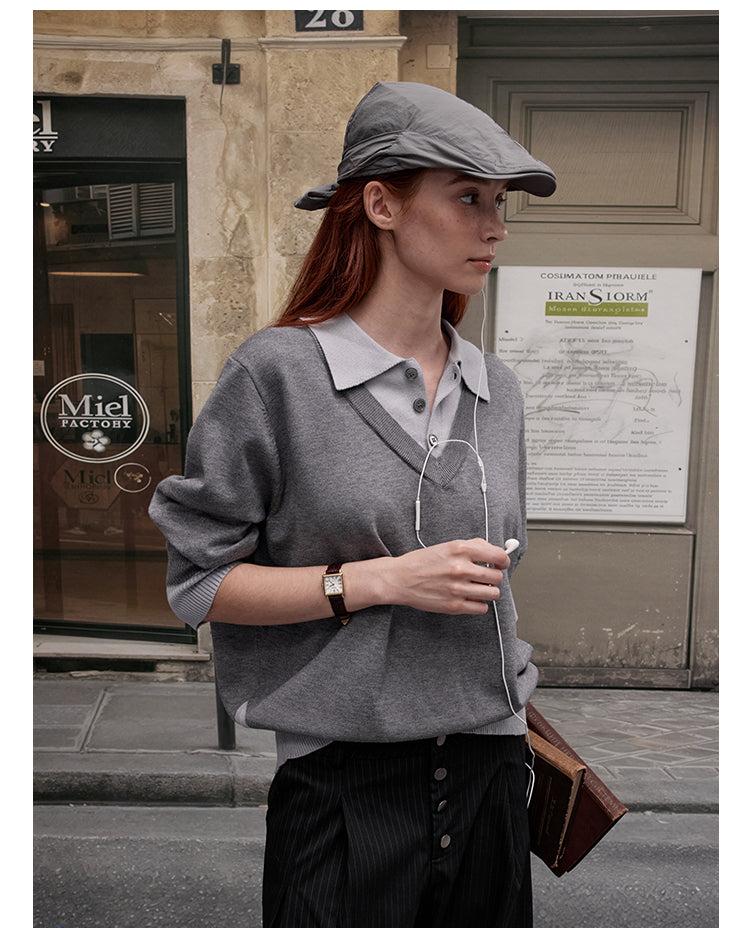 MADWITCH OLD MONEY KNIT SWEATER #L99701