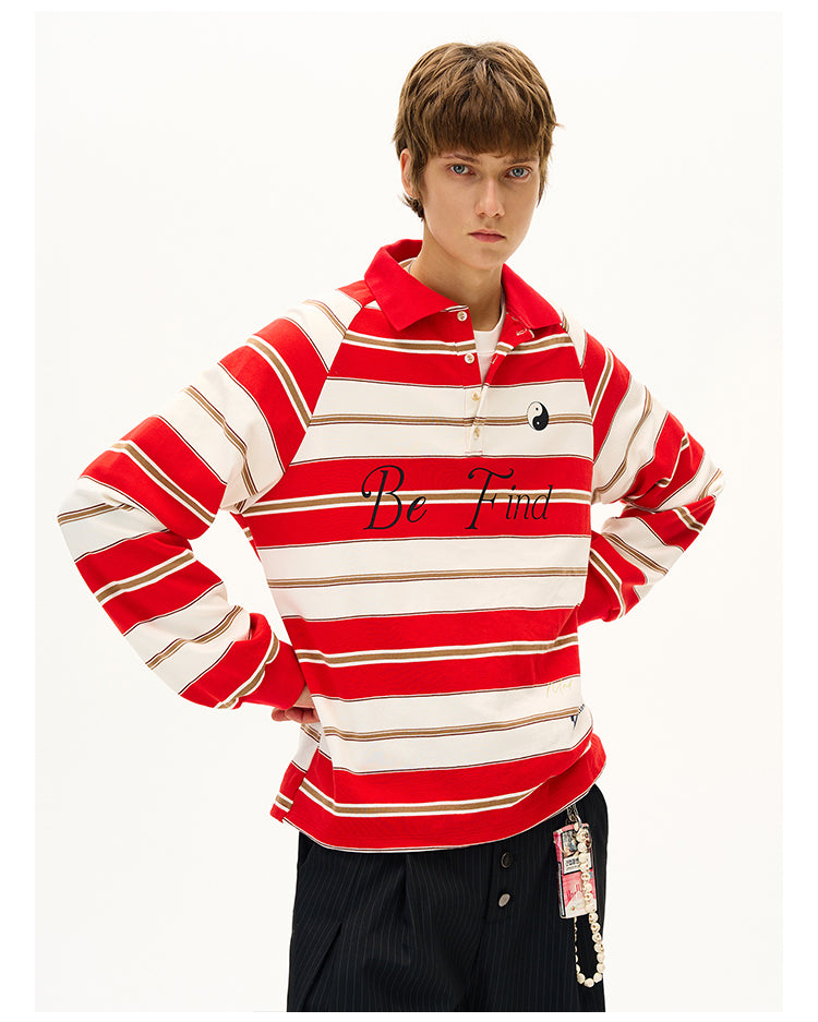 MADWITCH CONTRAST STRIPE TOP #MC5107