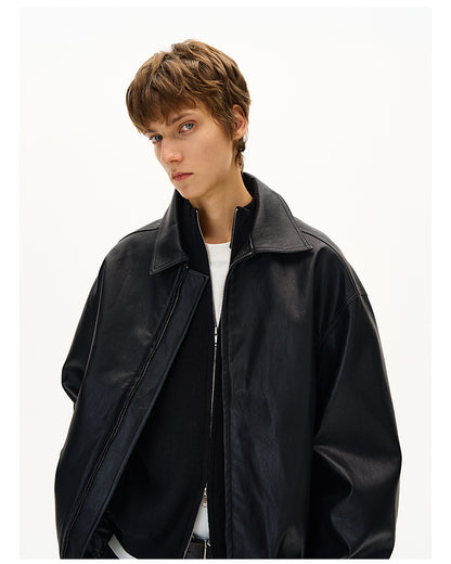MADWITCH MOTORCYCLE PU LEATHER JACKET #AW25070