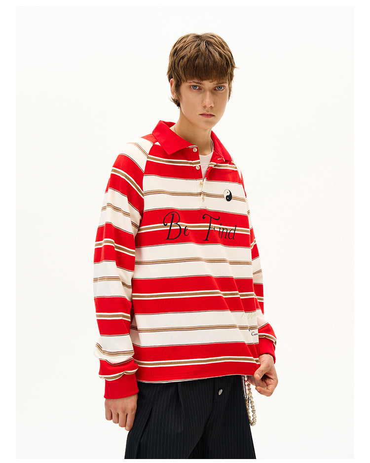 MADWITCH CONTRAST STRIPE TOP #MC5107