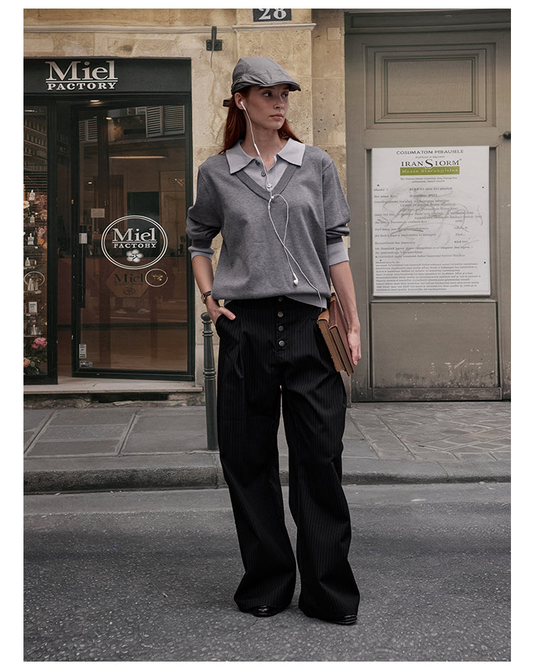 MADWITCH OLD MONEY KNIT SWEATER #L99701