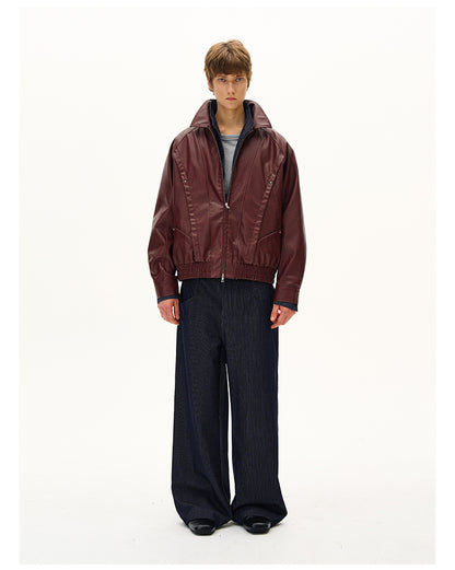 MADWITCH RETRO MOTORCYCLE COAT #C327Q25