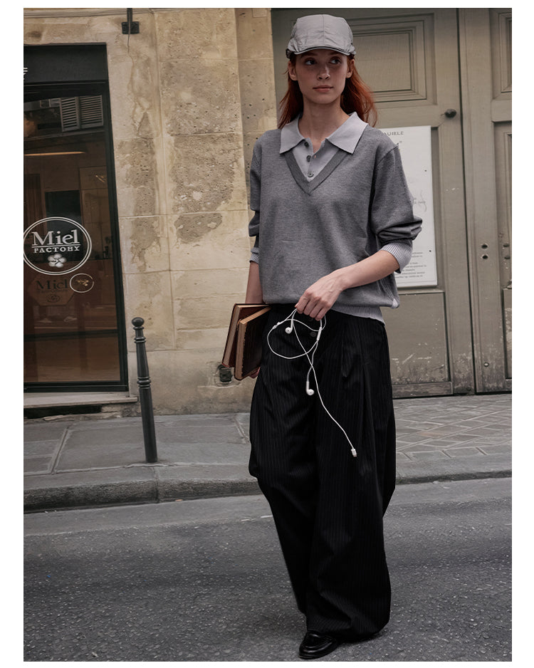 MADWITCH OLD MONEY KNIT SWEATER #L99701