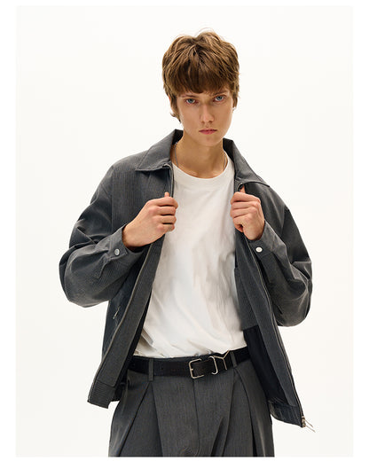 MADWITCH STRIPED YUPPIE BLAZER #AZ87