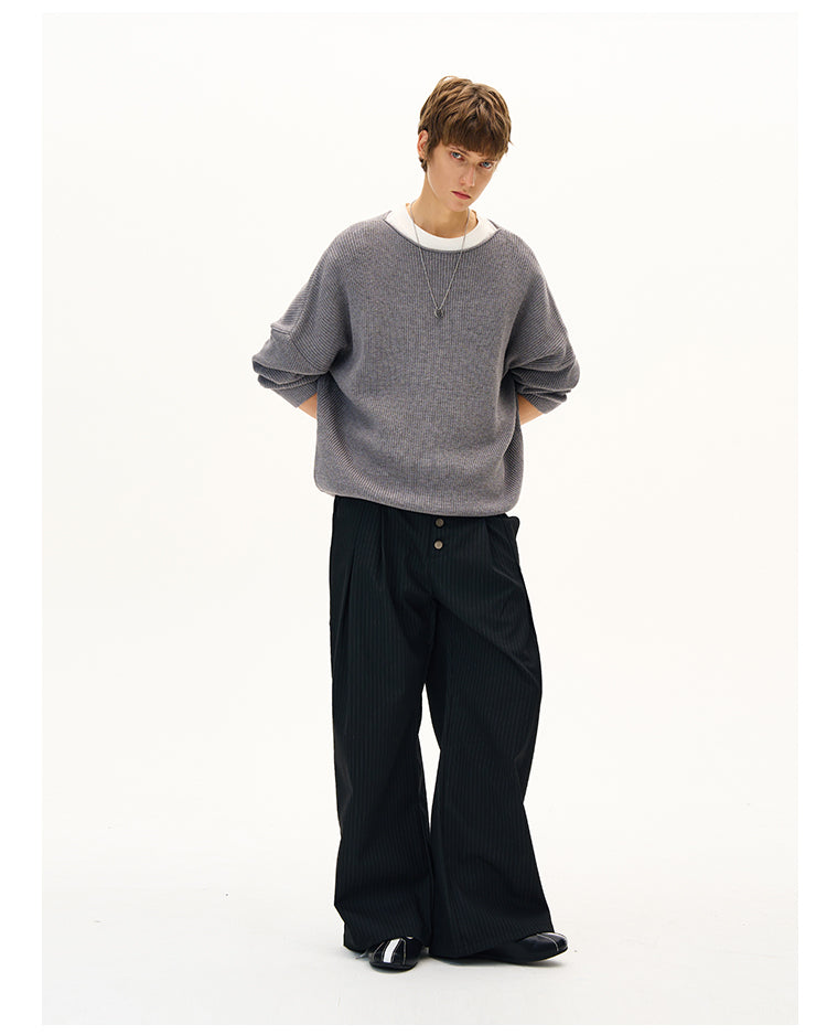 MADWITCH VERSATILE LONG SLEEVE SWEATER #27400