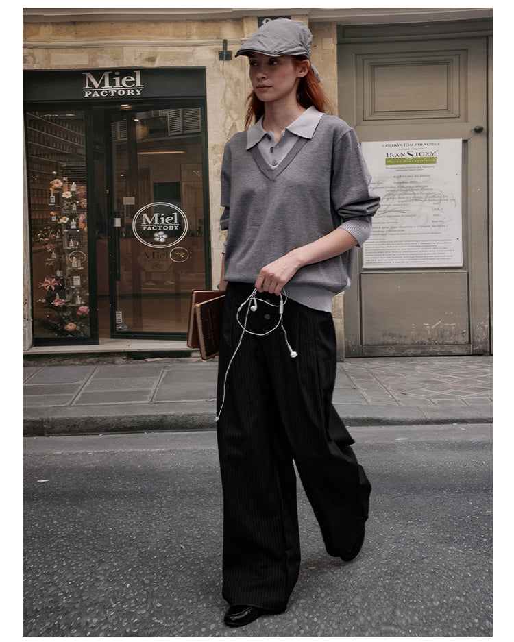 MADWITCH OLD MONEY KNIT SWEATER #L99701