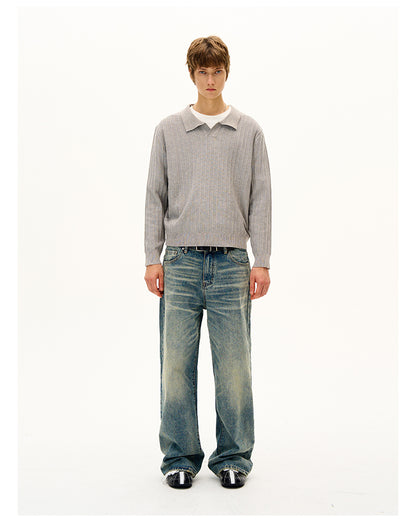 MADWITCH VINTAGE LONG SLEEVE SWEATER #MFY225