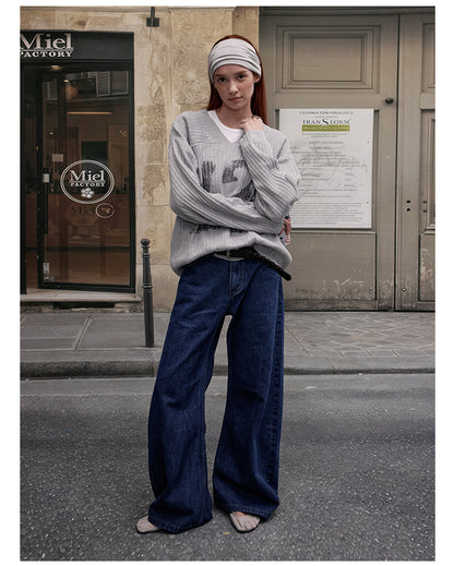 MADWITCH V-NECK KNIT SWEATER #M2510