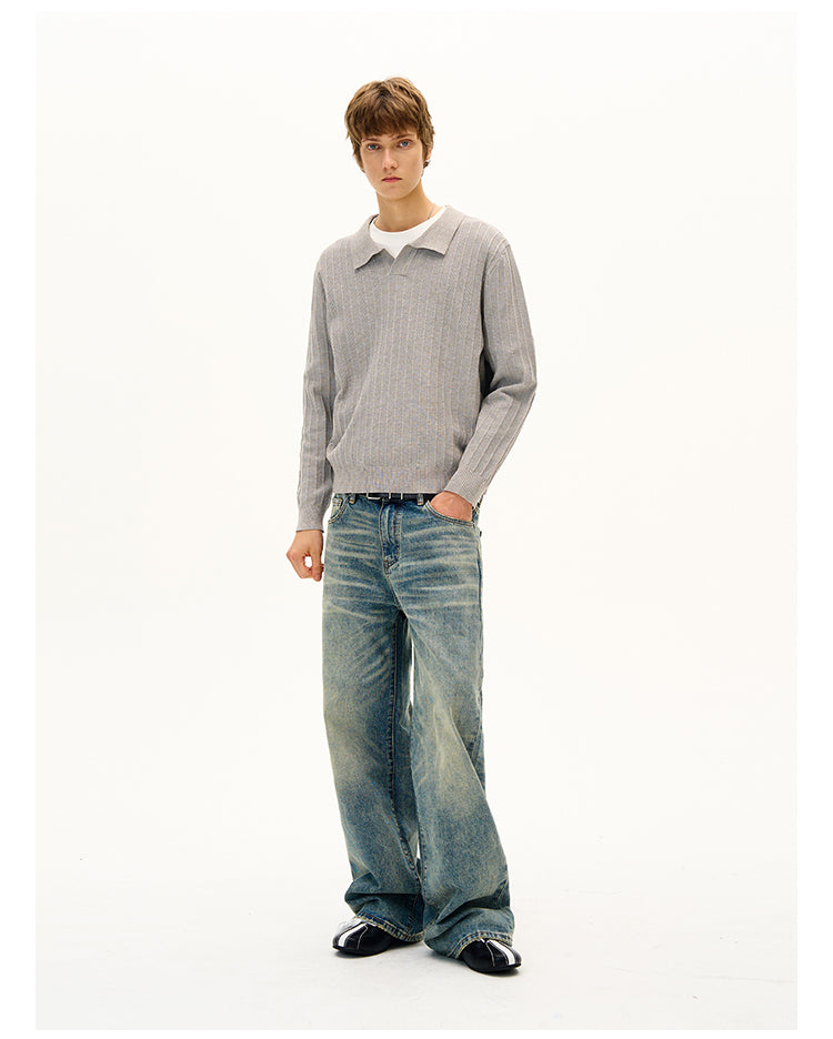 MADWITCH VINTAGE LONG SLEEVE SWEATER #MFY225