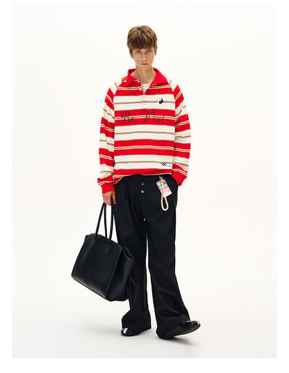 MADWITCH CONTRAST STRIPE TOP #MC5107