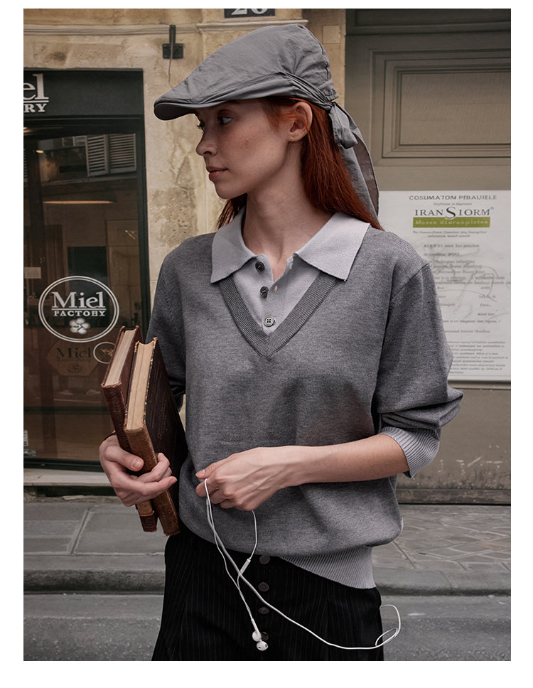 MADWITCH OLD MONEY KNIT SWEATER #L99701