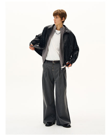 MADWITCH RETRO MOTORCYCLE COAT #C327Q25