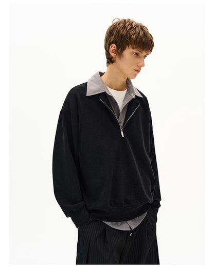 MADWITCH CASUAL PANELED SWEATSHIRT #C329Q25