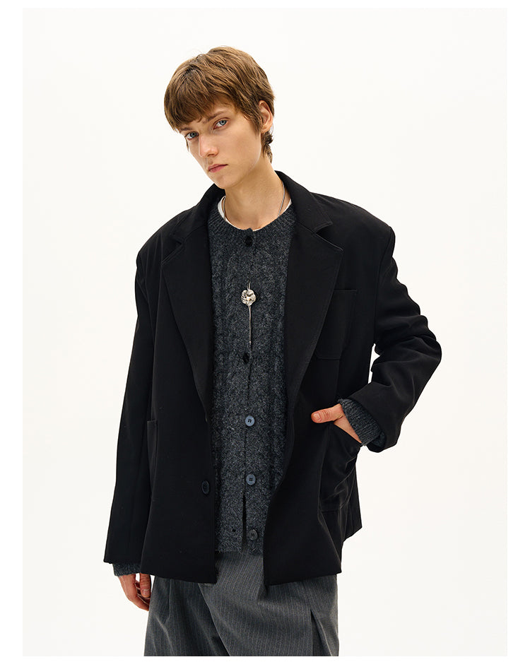 MADWITCH SOLID COLOR BLAZER #AW25048