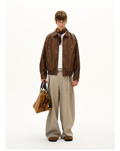 MADWITCH RETRO MOTORCYCLE COAT #C327Q25
