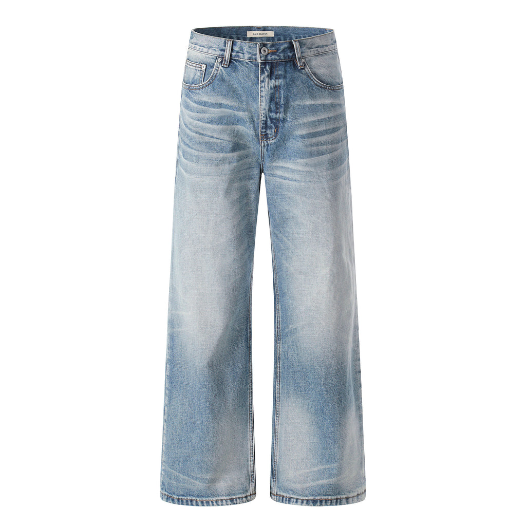 MADWIT WASHED STRAIGHT JEANS #GP9791