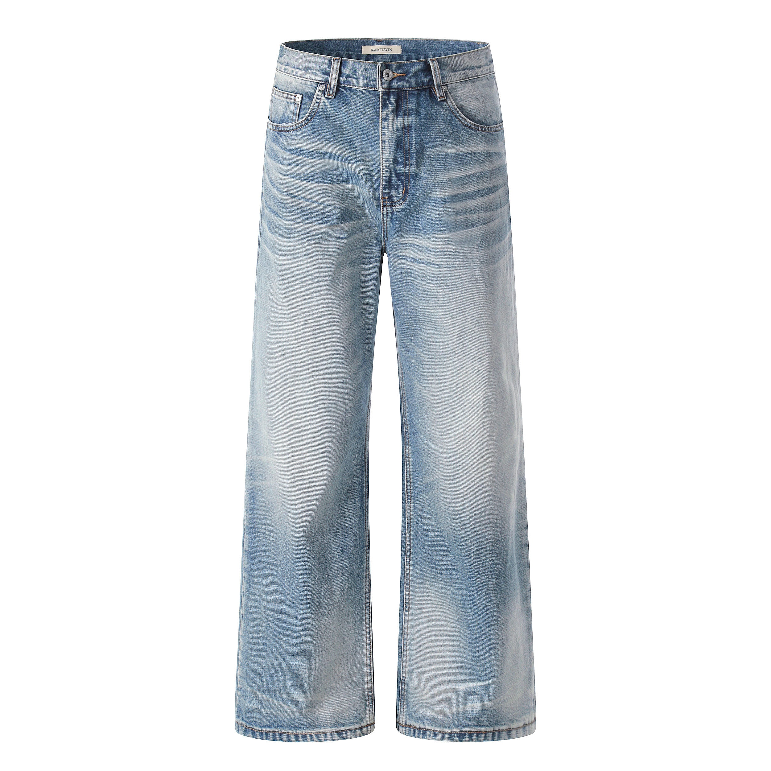 MADWIT WASHED STRAIGHT JEANS #GP9791