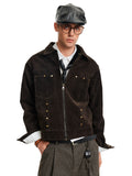 MADWITCH STUD SUEDE JACKET #5079