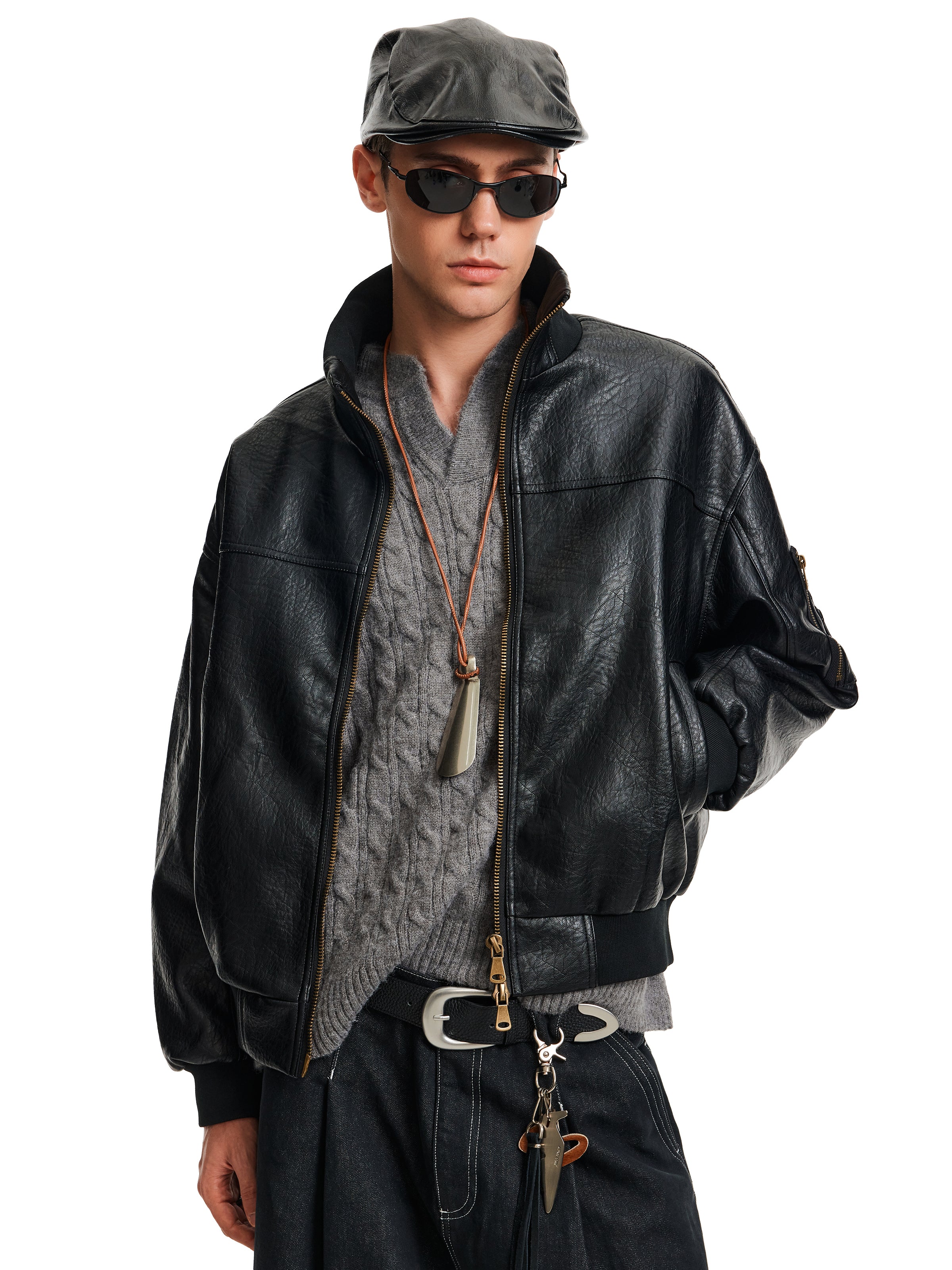 MADWITCH PATINA BOMBER COAT #256093