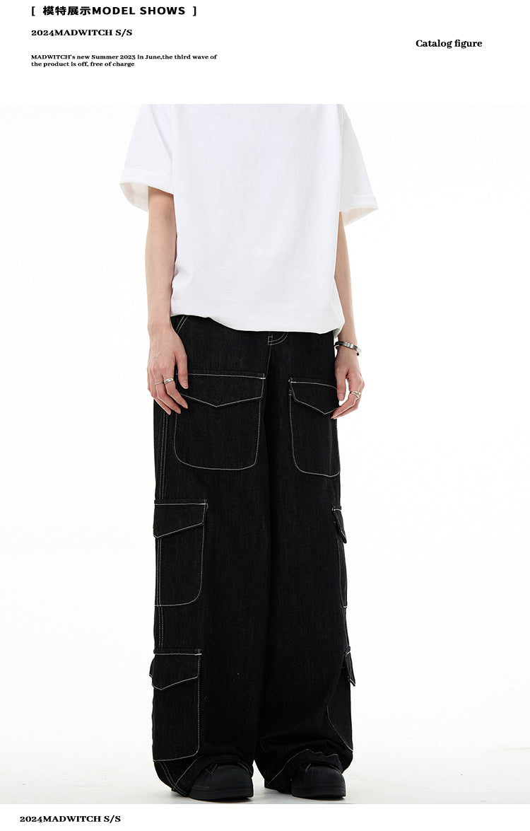 MADWITCH ORIGINAL EMBROIDERED PANTS #WH1005