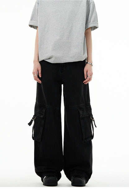 MADWITCH STREETWEAR EDGY CARGO PANTS #WH6892